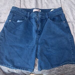 Blue Denim Shorts